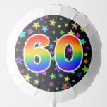 [ Thumbnail: Colorful Stars + Rainbow Pattern "60" Event # Balloon ]