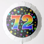 [ Thumbnail: Colorful Stars + Rainbow Pattern "72" Event # Balloon ]