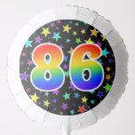 [ Thumbnail: Colorful Stars + Rainbow Pattern "86" Event # Balloon ]
