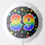 [ Thumbnail: Colorful Stars + Rainbow Pattern "89" Event # Balloon ]