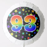 [ Thumbnail: Colorful Stars + Rainbow Pattern "93" Event # Balloon ]