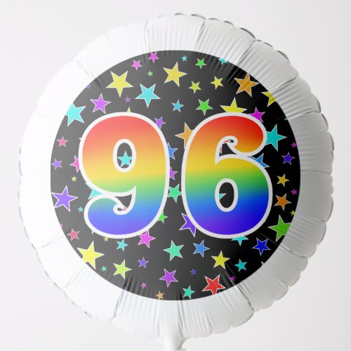 Colorful Stars  Rainbow Pattern 96 Event  Balloon