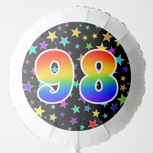 Colorful Stars  Rainbow Pattern 98 Event  Balloon