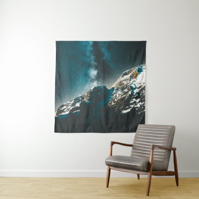Colorful Stars Tapestry (In Situ)