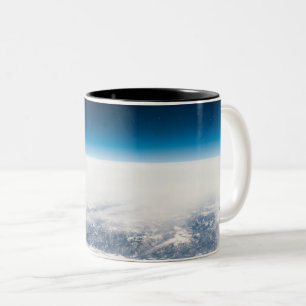 Colorful Stars Two-Tone Coffee Mug