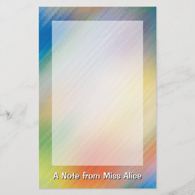 Colorful Stationery (Front)