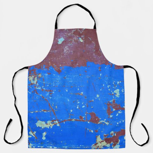 Colorful steel rust abstract texture apron