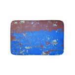 Colorful steel rust: abstract texture bath mat