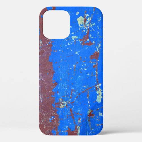 Colorful steel rust abstract texture iPhone 12 case