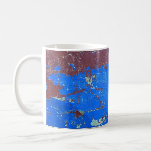 Colorful steel rust abstract texture coffee mug