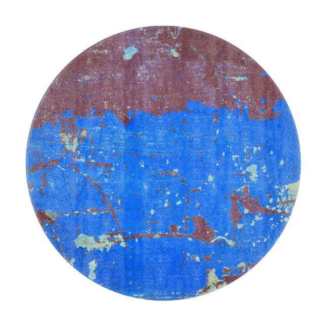 Colorful steel rust: abstract texture cutting board (Front)