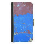 Colorful steel rust: abstract texture samsung galaxy s5 wallet case