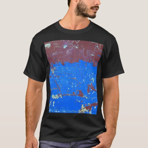 Colorful steel rust abstract texture T_Shirt