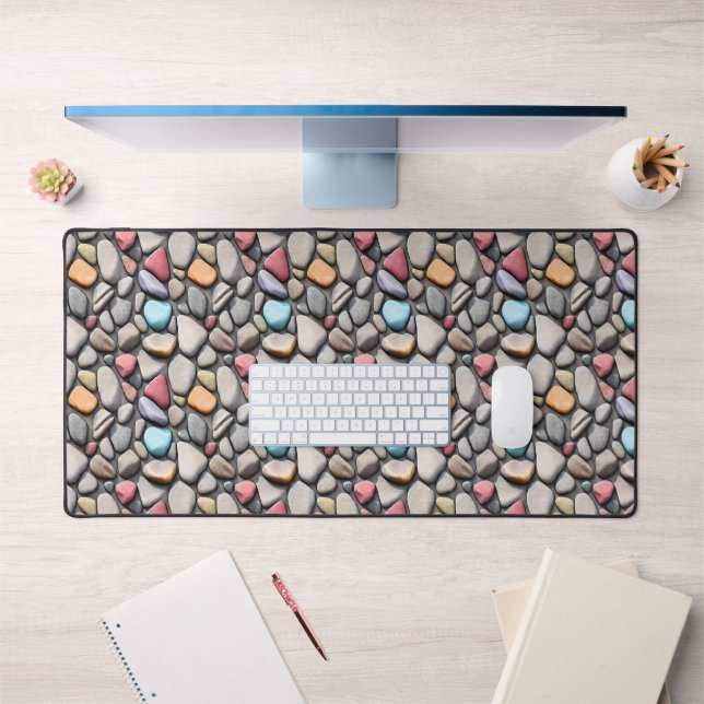 Colorful Stone Pattern  Desk Mat (Office 1)
