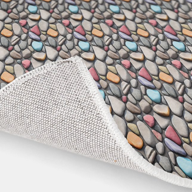Colorful Stone Pattern  Rug (Indoor)