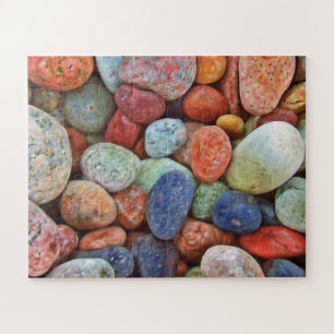 Colorful Stone Puzzle, 56 Oversized Pieces Jigsaw Puzzle