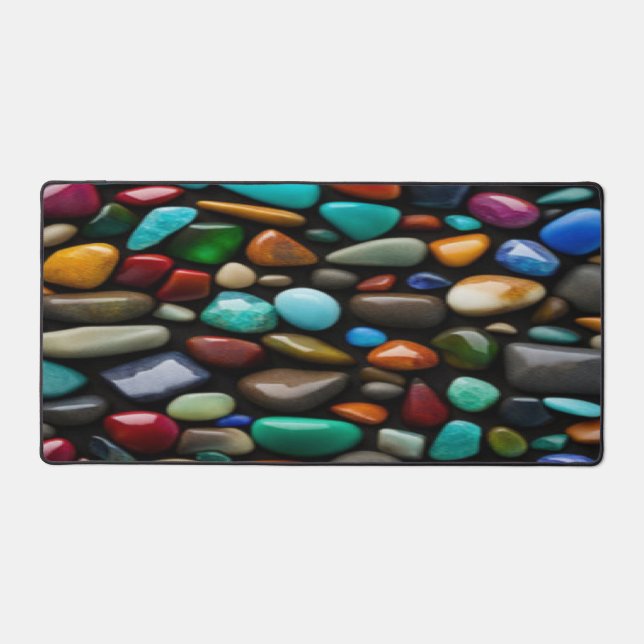 Colorful Stones - Desk Mat (Front)