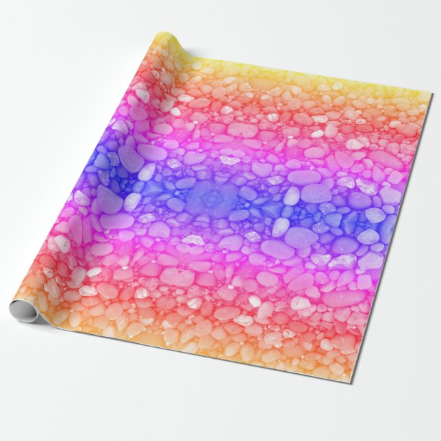 Colorful Stones Magic Matte Wrapping Paper, Wrapping Paper (Unrolled)