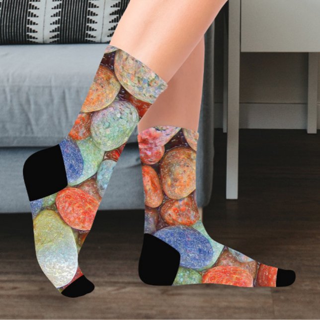 Colorful stones, pebbles, rocks socks (Creator Uploaded)