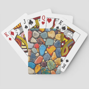 Colorful Stones Poker Cards