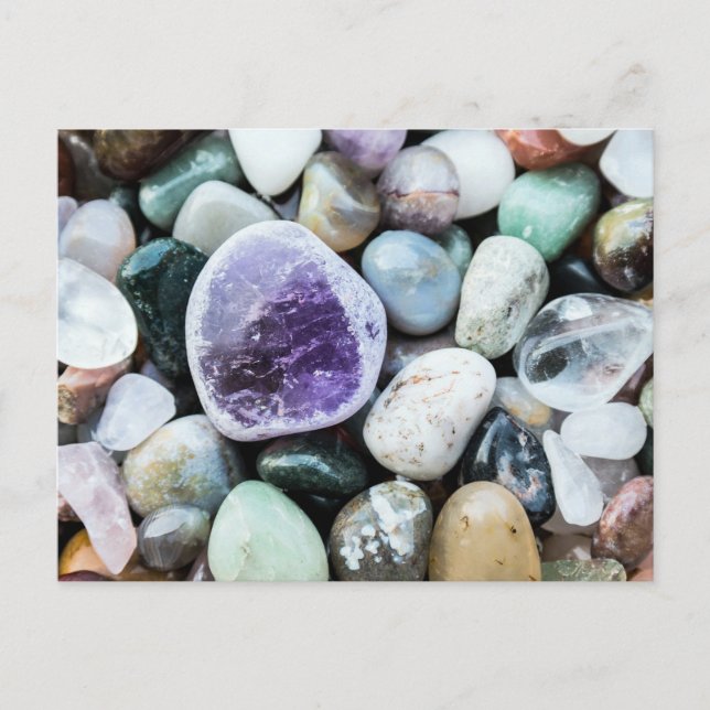 Colorful stones postcard (Front)