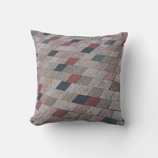 Colorful Stones  Throw Pillow (Front)