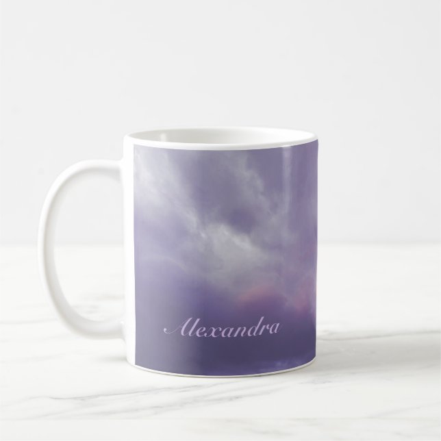 Colorful Storm Clouds Coffee Mug (Left)