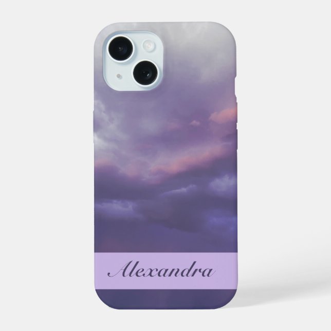 Colorful Storm Clouds Iphone Case (Back)