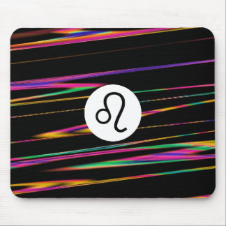 Colorful strands - Leo Mouse Pad