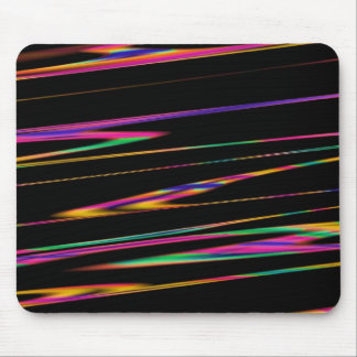 Colorful strands mouse pad
