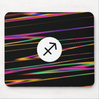 Colorful strands - Sagittarius Mouse Pad