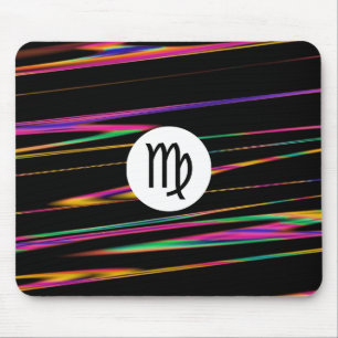 Colorful strands - Virgo Mouse Pad