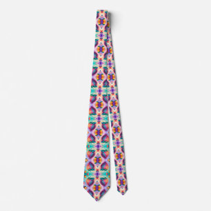 Colorful strawberry for Fathers Day Neck Tie