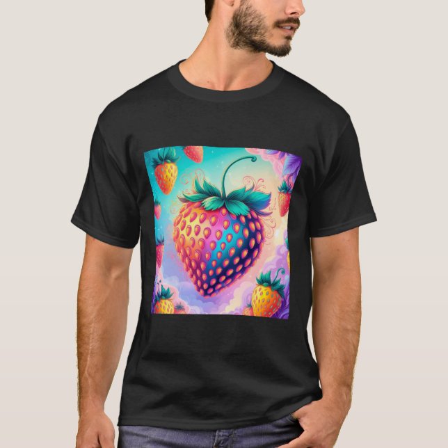 Colorful strawberry T-Shirt (Front)