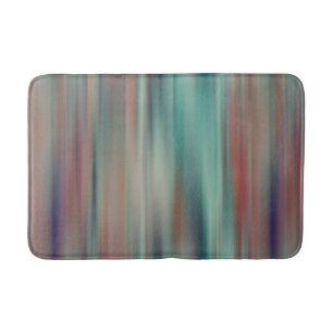 colorful streaks bath mat