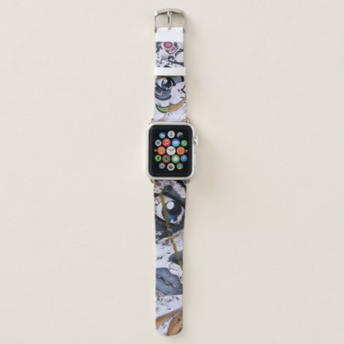 Colorful Street Art Close Up Apple Watch Band