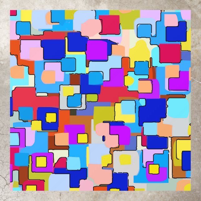 Colorful Street Tile Decals (Insitu)