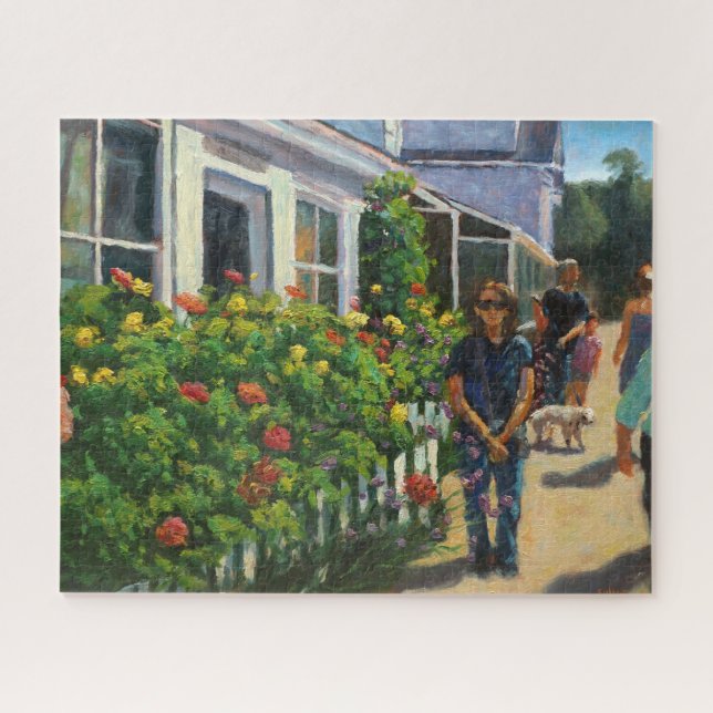 Colorful Streets of Rockport Massachusetts Jigsaw Puzzle (Horizontal)