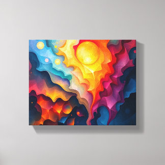 Colorful Stretched Canvas Print