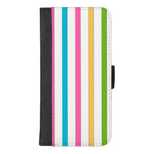 Colorful Stripe Beach Wallet Case