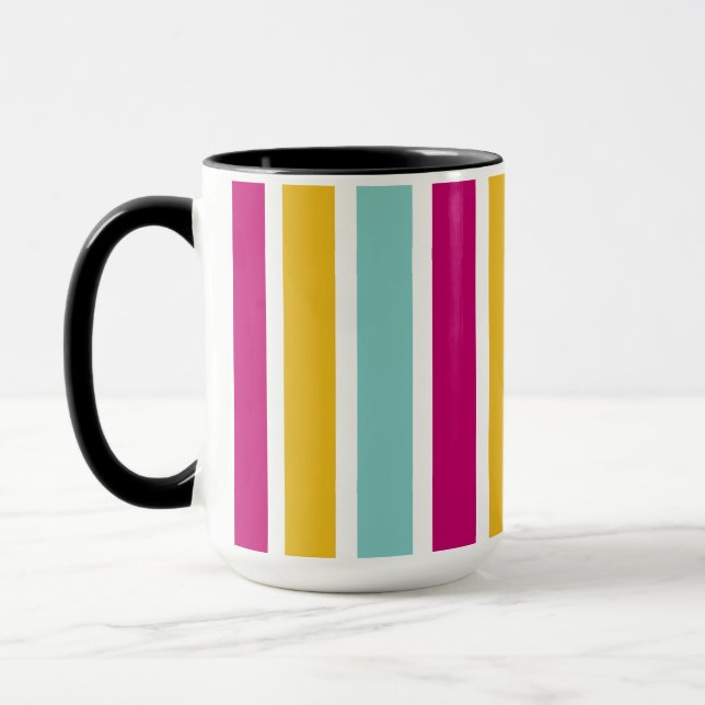 Colorful Stripe Mug (Left)