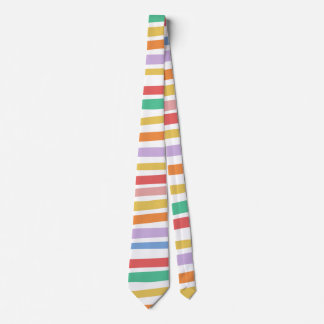 Colorful Stripe  Neck Tie