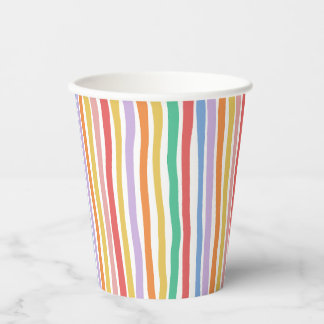 Colorful Stripe  Paper Cups