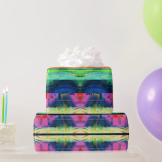 Colorful Stripe Pattern Wrapping Paper