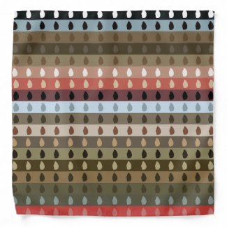 Colorful Stripe Tribal Art 