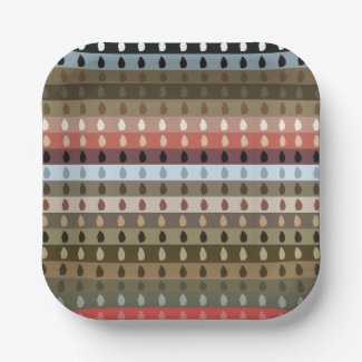 Colorful Stripe Tribal Art Party