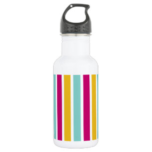 Colorful Stripe Water Bottle