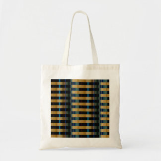 colorful stripe weave tote bag