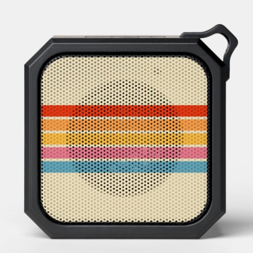 Colorful Striped 70s 80s Retro Racing Stripes Bluetooth Speaker