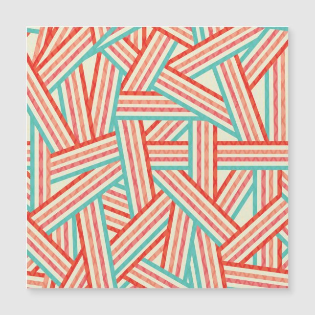 Colorful Striped Abstract Pattern (Front)